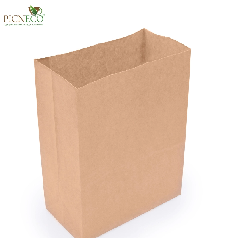 товар Крафт пакет с прямоугольным дном, 220*120*290 мм, 70 г/м KPD022